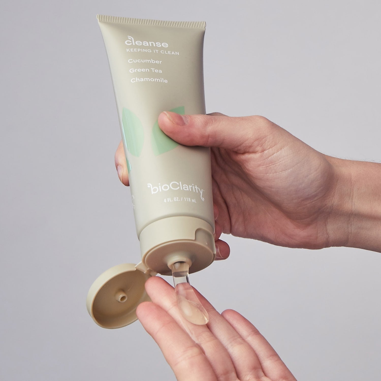 Step 1: Cleanse - Plant-based gentle cleanser