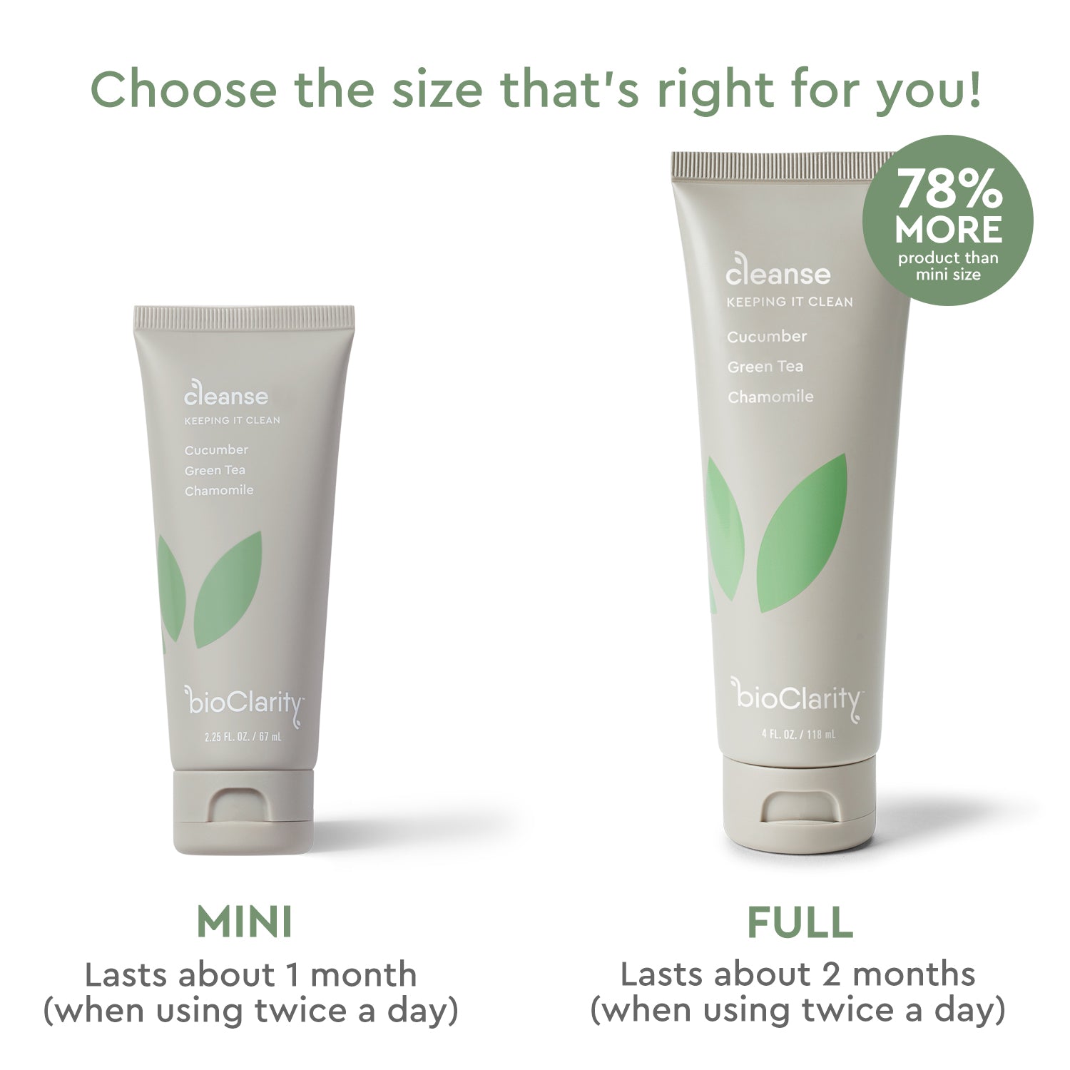 Hide - Size Comparison Images